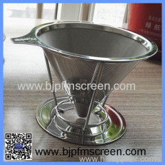 high quality s s pour over dripper coffee filter