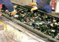 Multifunctional oil resistant conveyor belt for plastic bottles