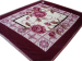light purple color raschel blankets 200*240cm