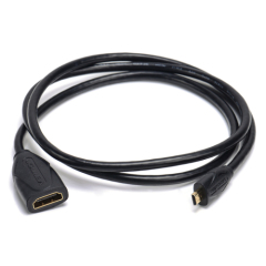 Extention cable for Phone Tablet HDTV Camera micro hdmi to hdmia cable