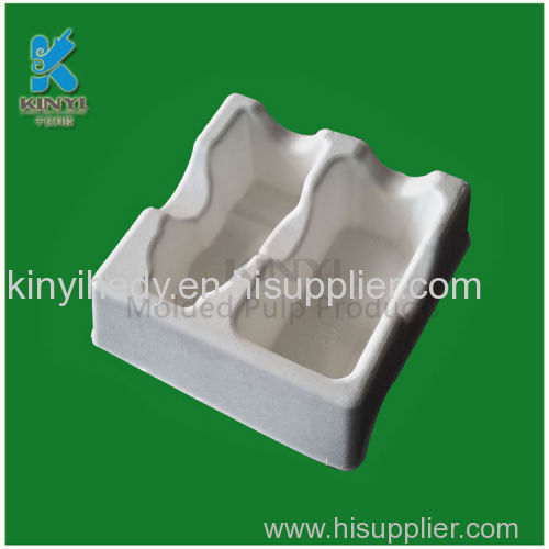 Biodegradable Pulp Molded Inner / Insert Carton Box Packaging