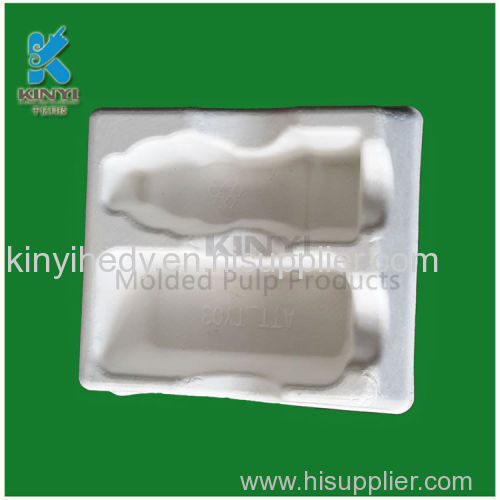 Biodegradable Pulp Molded Inner / Insert Carton Box Packaging