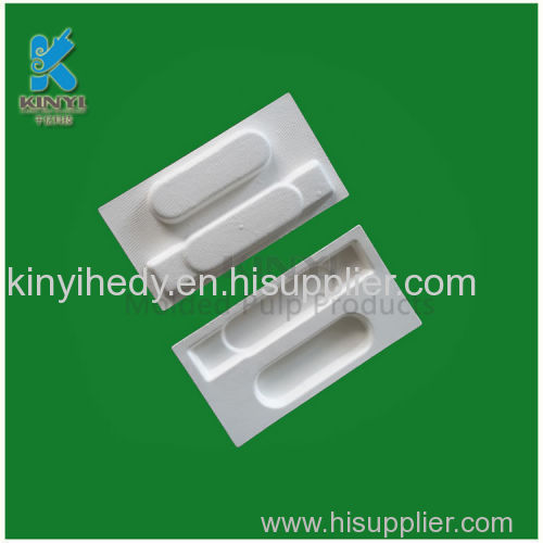 Biodegradable Pulp Molded Inner / Insert Carton Box Packaging