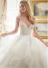 Tulle V-neck Neckline Ball Gown Wedding Dresses With Beaded Embroidery