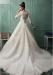 Tulle Bateau Neckline A-line Wedding Dresses With Lace Appliques
