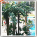 hall decoration plants plastic green leaves artificial coconut palm trees