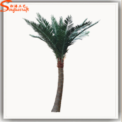 Garden decor Coconut plants Bent shape artificial cocnut Palm Trees