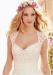 Tulle Queen Anne Neckline A-line Wedding Dress With Embroidery