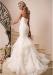 Organza Sweetheart Neckline Natural Waistline Mermaid Wedding Dress