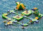 Outdoor Huge Inflatable Water Park Rentals 0.9mm PVC Tarpaulin Material