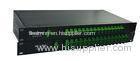 Intelligent 1:32 Rack Type Fiber Optic PLC Splitter 1U Black AL High Channel Counts