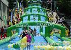 3000 FT Slip City Water Toys Inflatable Slides Environment Friendly For Amusement Park