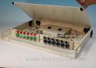 White Box Multimode Optical Distribution Frame 1U 24 Core For Test Instruments