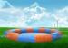 Above Ground Round Inflatable Swimming Pool Multi Colored With CE Pump