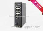 Fast Gigabit 8 Port Industrial POE Switch Anti Corrosion 10/100M Auto Detect AF/AT Devices