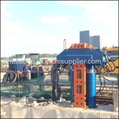 Beiyi H-beam hydraulic pile extractor mainly used in municipal construction.