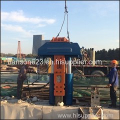 Beiyi H-beam hydraulic pile extractor mainly used in municipal construction.