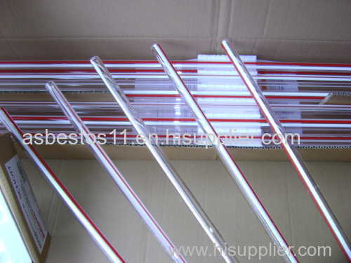 red line glass tube for level gauge