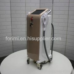 3000W SHR hair removal and skin rejuvenation machine with two handles