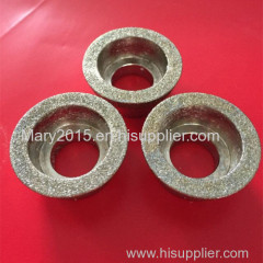 electroplaed CBN grinding wheel for stone carbide brake pad