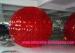Red Rolling On Grass Inflatable Zorb Ball 2.8M Outside Diameter With 6 - 8 Pcs Handle