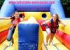 Exciting Girls Bungee Run Inflatable Sports Games BS7837 RoHS Certification
