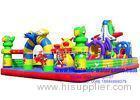 Professional Amusement Inflatable Fun City / Inflatable Fun Land 0.55mm PVC Material