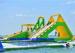 Business Huge Inflatable Water Park With Repair Kits / Air Pump Accessory