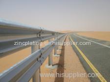 highway guardrail hot dip galvanized road barrier AASHTO standard type II class A