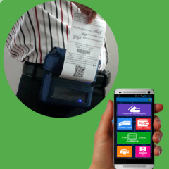 80mm Mobile Receipt Printer Bluetooth2.0+WIFI