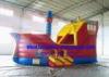 Giant Red 9ML Pirate Inflatable Water Slide For Outdoor Rental Business