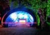 Outside Commercial Dome Inflatable Igloo Tent 5M Diameter With LED Light