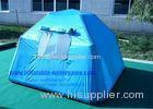 Portable Mini Blue Inflatable Camping Tent Hot Air Welded Environment Friendly