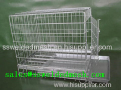 Stainless steel welded pet cage