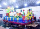 Heavy Duty Inflatable Theme Park Durable Safety Customized Logo / Banner