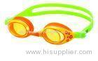 Colorful Silicone Gasket Junior coated Swimming Goggles for Water Sport