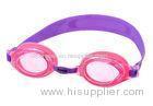 Anti fog coating Junior Swimming Goggles PC Lens Waterproof / UV Protetcion