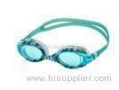 Printing Anti Fog Swimming Goggles UV Protection with Auto Adjustable Clips