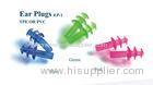 Durable Novelty Ear Plugs And Nose Clip PVC / TPE with Waterproof Ear Plugs