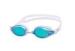 Blue Polycarbonate Lenses Anti Fog Swimming Goggles Mirrored Prescription Glasses