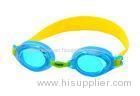 Bezzee childrens swimming goggles With Single Colourful Silicone Strap