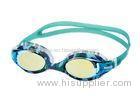 Colorful Girls Swimming Goggles Custom Printing Silicone Adjustable Nose Bridge