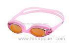 UV Shield Silicone Swimming Goggles Prescription Lenses Mirror Coated