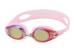 Pink Arena Spider Junior Mirrored Swimming Goggles Gold Lens Anti Fog Mirror Coating