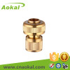 3/4&quot; brass hose connector with stop