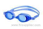 Imitated Metal Circle Soft Silicone Swimming Goggles With prescription lenses