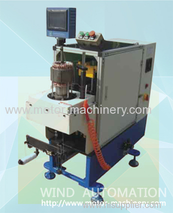 Stator end coils lacing machine