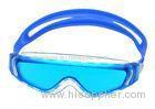 One Piece Glasses Junior Swimming Goggles With Big Lens Silicone Strap