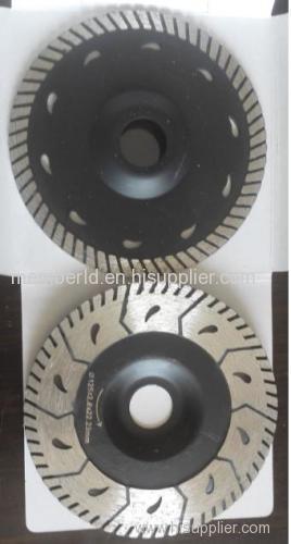 Diamond saw blade for cutting and grinding