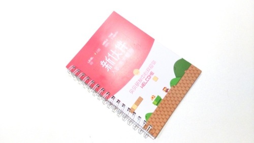 softcover spiral coil bound notebook